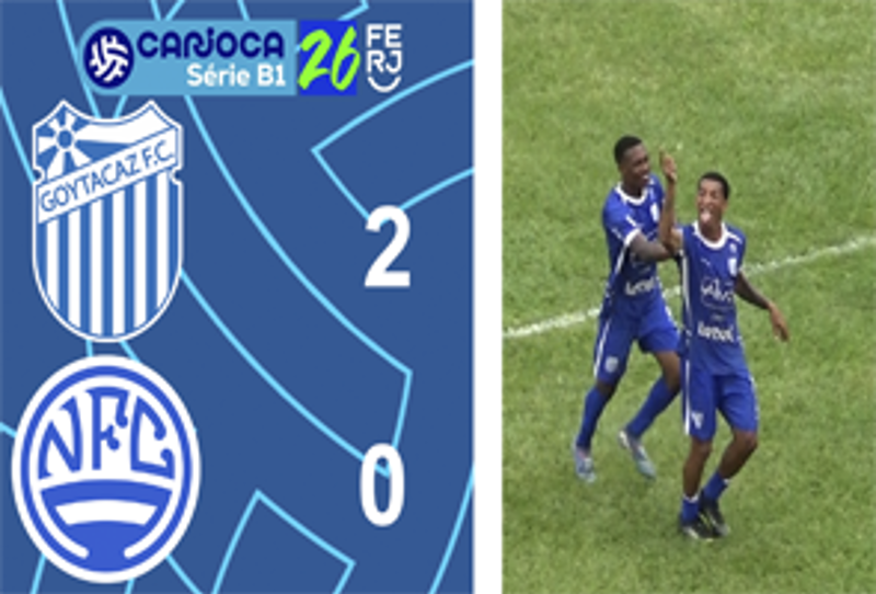 CARIOCA SÉRIE B1- TAÇA CORCOVADO - 7ª RODADA - GOYTACAZ 2X0 NITEROIENSE