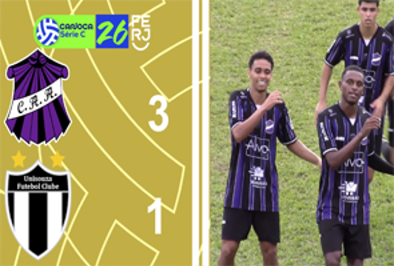 CARIOCA SÉRIE C 2026 - TAÇA WALDIR AMARAL - 7ª RODADA - CAMPOS 3X1 UNISOUZA