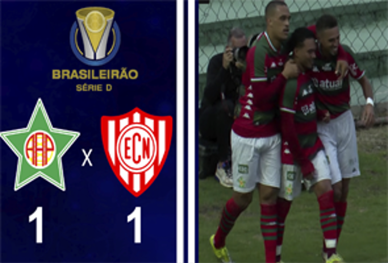 BRASILEIRO SÉRIE D 2026 - 2ª FASE - JOGO DE IDA -  PORTUGUESA 1X1 NOROESTE