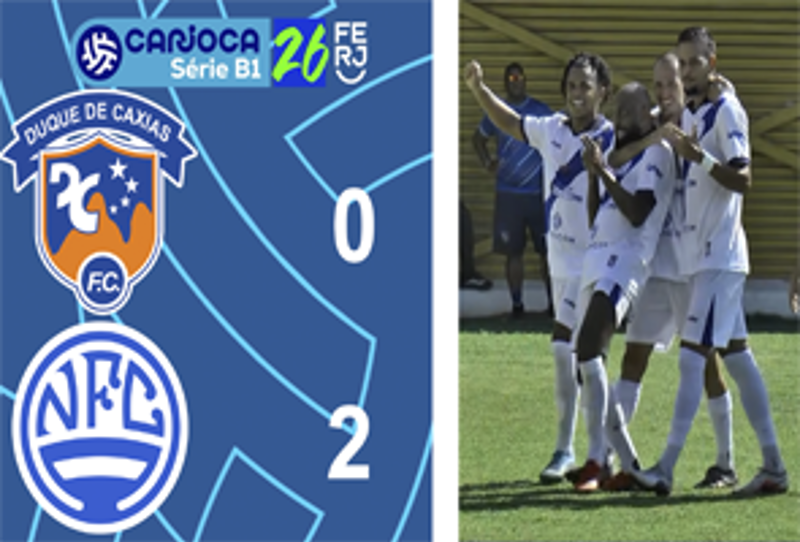 CARIOCA SÉRIE B1- TAÇA CORCOVADO - 4ª RODADA - DUQUE DE CAXIAS 0X2 NITEROIENSE