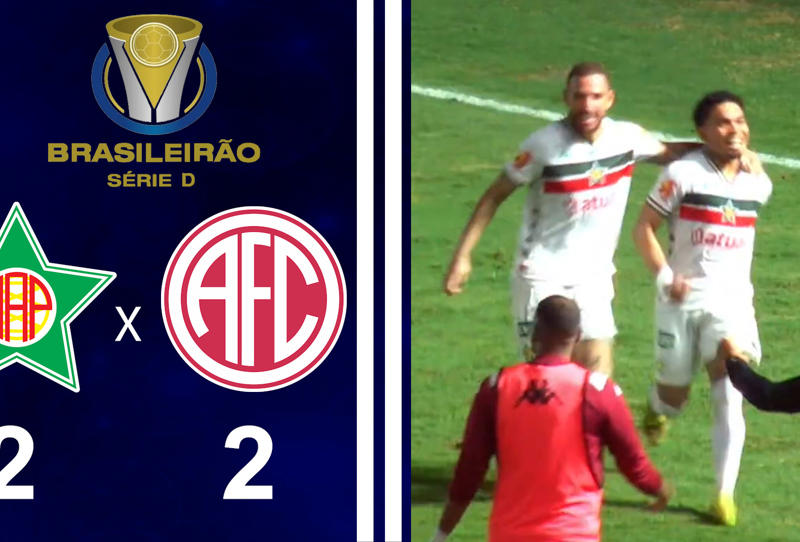 BRASILEIRO SÉRIE D 2026 - 9ª RODADA - PORTUGUESA 2X2 AMERICA