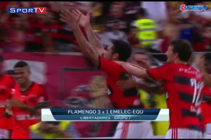 Libertadores 2014 - Flamengo 3 X 1 Emelec-equ - Grupos