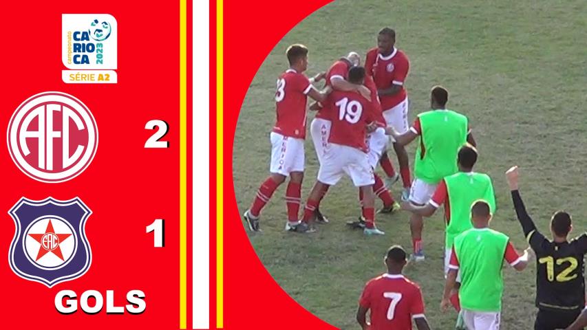 America 2x1 Friburguense - 10ª Rodada - Taça Santos Dumont - Carioca A2 2023