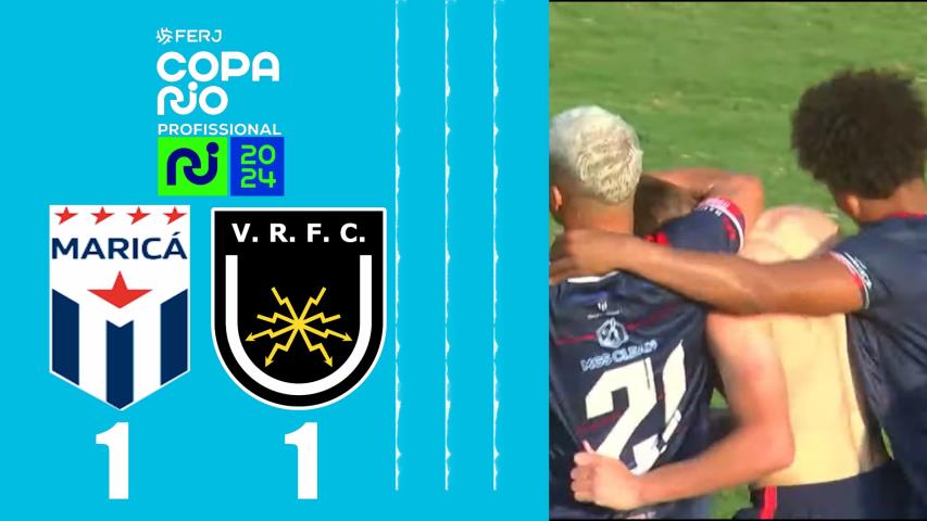 Maricá 1x1 Volta Redonda  - Copa Rio Profissional 2024 - 4ª Fase - Jogo de Ida