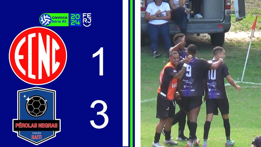 Nova Cidade 1x3 Pérolas Negras - Carioca Série B1 - Taça Corcovado - 5ª Rodada