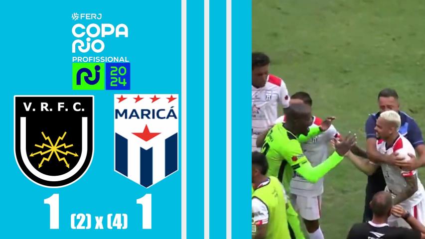 Volta Redonda 1(2)x(4)1 Maricá - Copa Rio Profissional 2024 - 4ª Fase - Jogo de Volta