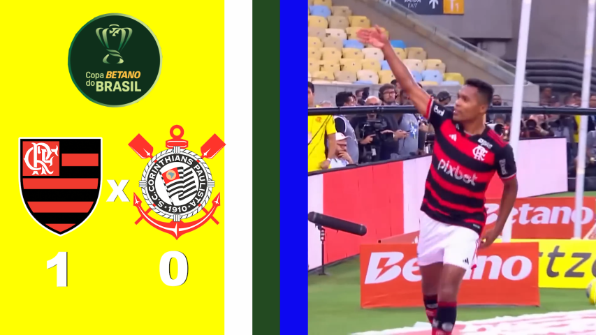 Flamengo 1x0 Corinthians - Copa do Brasil 2024 - Semifinal - Jogo D e Ida