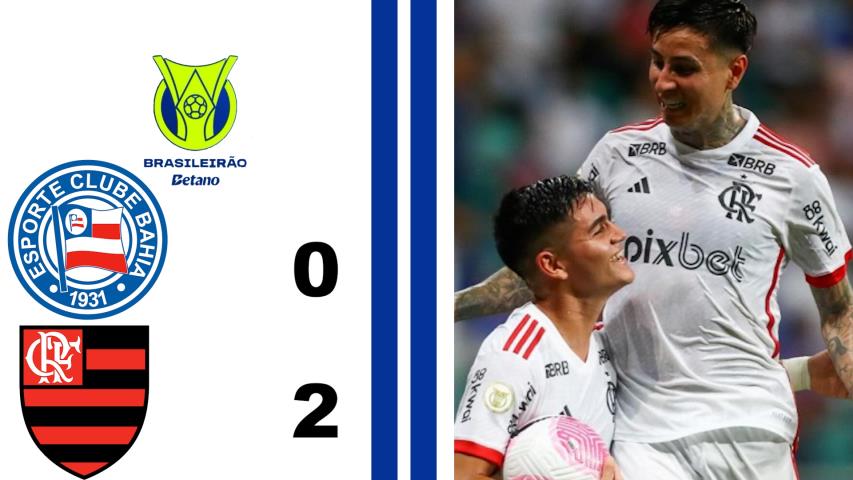 Bahia 0x2 Flamengo - 29ª Rodada - Brasileiro Série a 2024