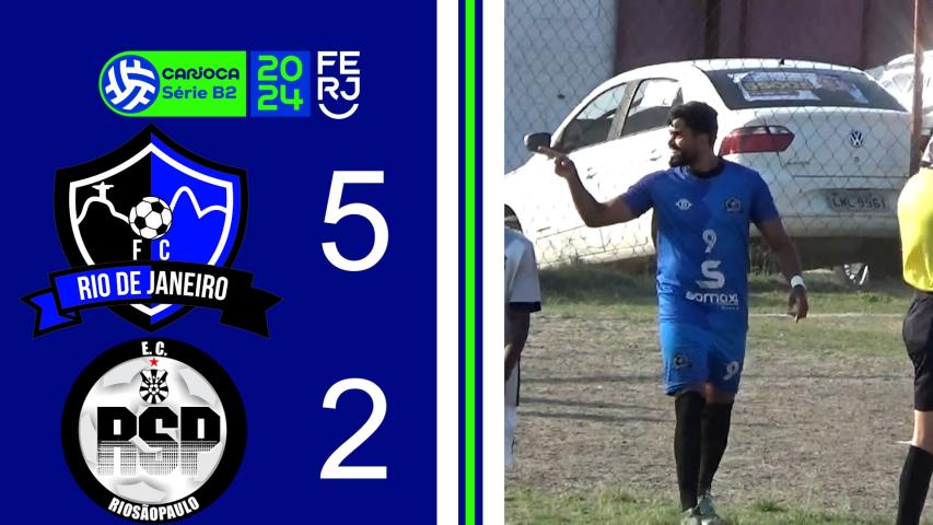 Rio de Janeiro 5x2 Rio São Paulo - Carioca Série B2 - Taça Maracanã - 2ª Rodada