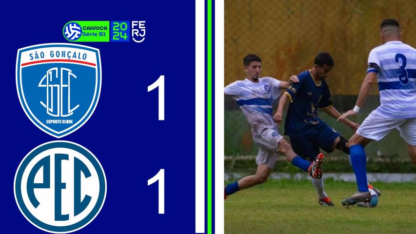 São Gonçalo 1x1 Paduano - Carioca Série B1 - Semifinal - Jogo de Ida