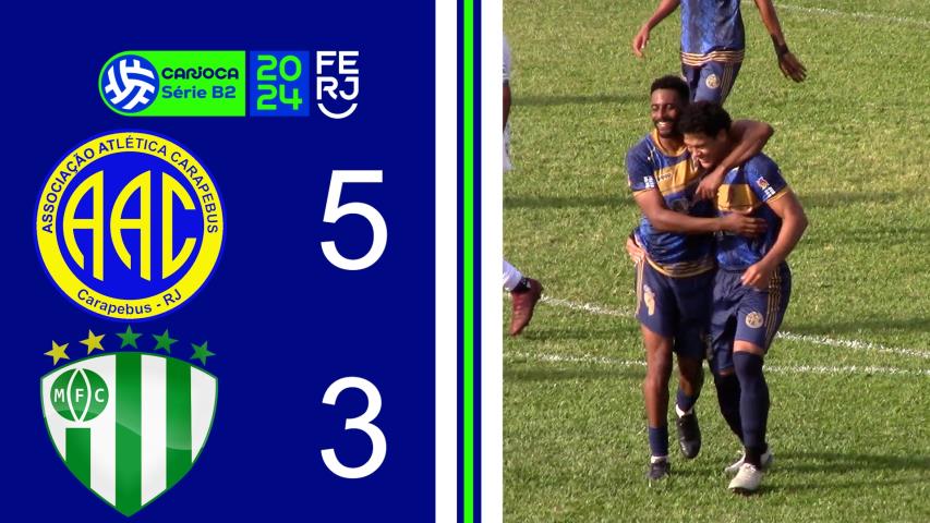Carapebus 5x3 Mageense - Carioca Série B2 - Taça Maracanã - 9ª Rodada