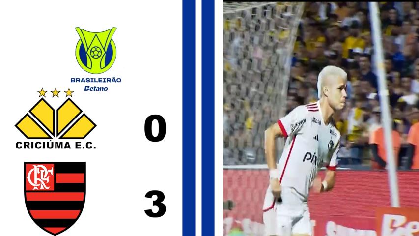 Criciúma 0x3 Flamengo - 37ª Rodada - Brasileiro Série a 2024