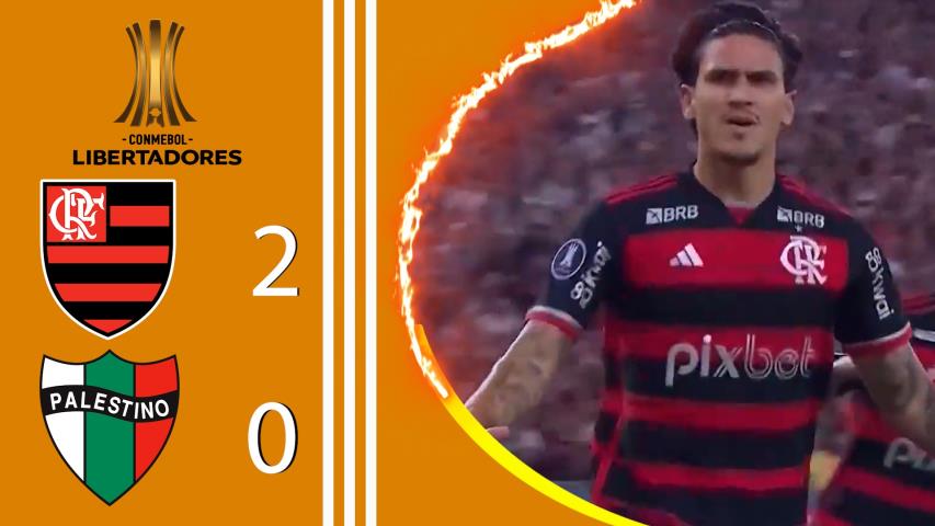 Flamengo 2x0 Palestino - Libertadores - Fase de Grupo - 2ª Rodada