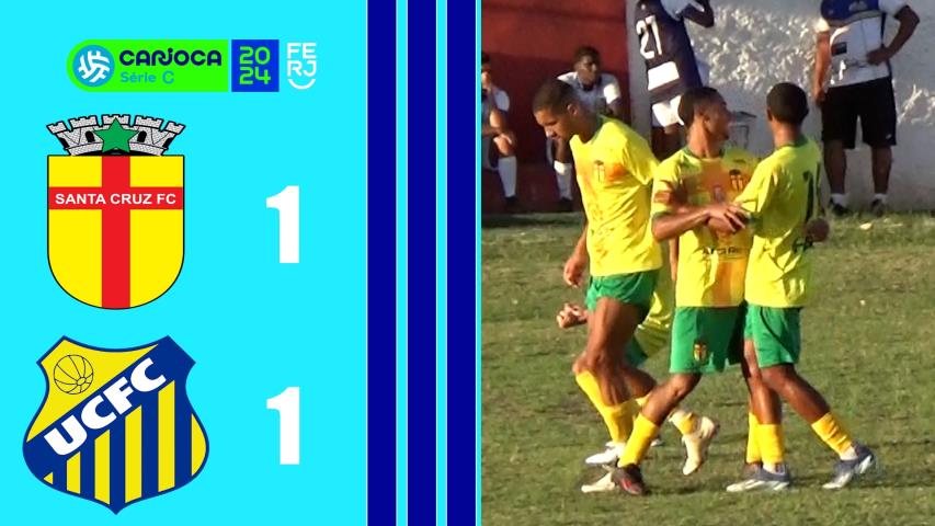 Santa Cruz 1x1 União Central - Carioca Série C - Taça Waldir Amaral - 7ªrodada