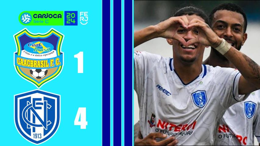Caacbrasil 1x4 Niteroiense - Carioca Série C - Taça Waldir Amaral - 8ªrodada