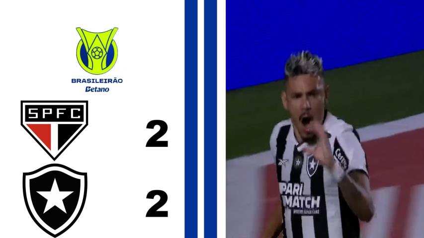 São Paulo 2x2 Botafogo - 19ª Rodada - Brasileiro Série a 2024