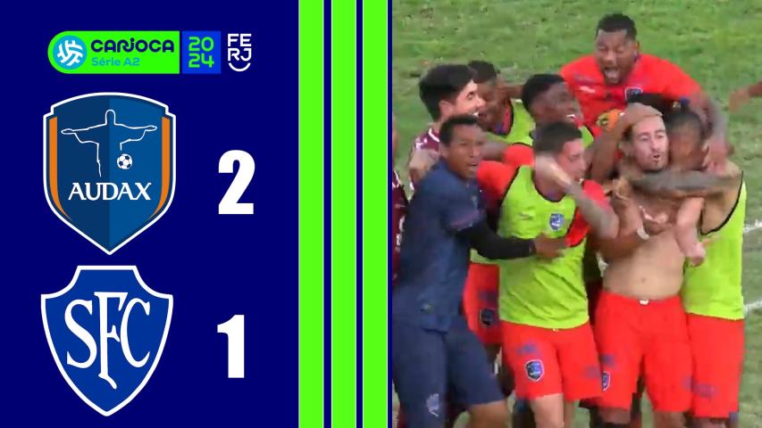 Audax 2x1 Serrano - Carioca Série A2 - Taça Santos Dumont - 7ªrodada