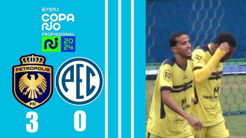 Petropólis 3x0 Paduano - Copa Rio Profissional 2024 - 1ª Fase - Jogo de Volta