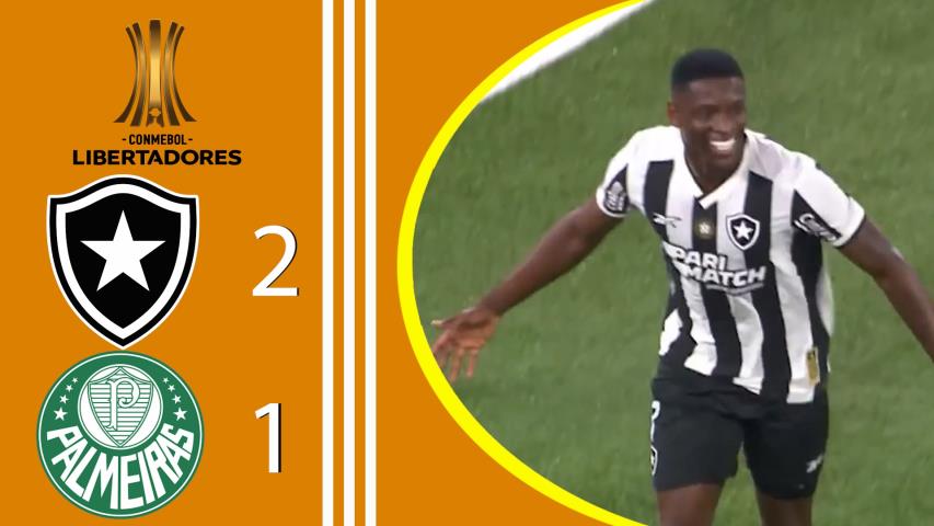 Botafogo 2x1 Palmeiras - Libertadores - Oitavas de Finais - Jogo de Ida
