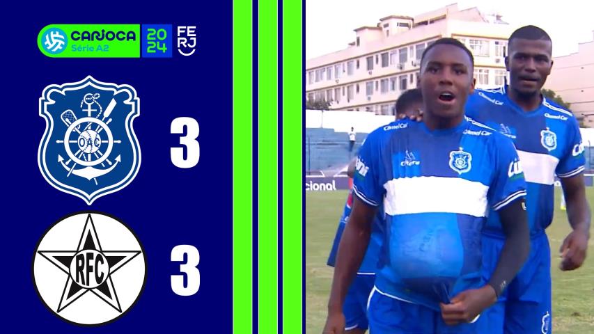 Olaria 3x3 Resende - Carioca Série A2 - Taça Santos Dumont - 11ª Rodada