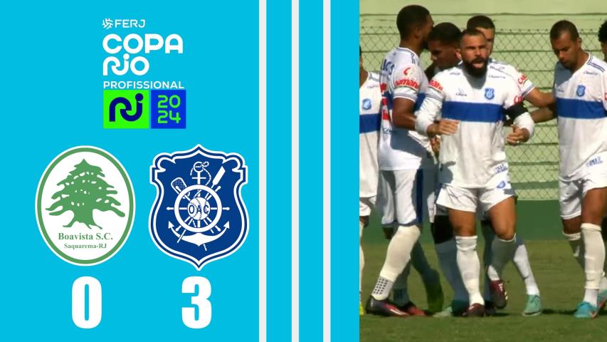 Boavista 0x3 Olaria - Copa Rio Profissional 2024 - 2ª Fase - Jogo de Volta