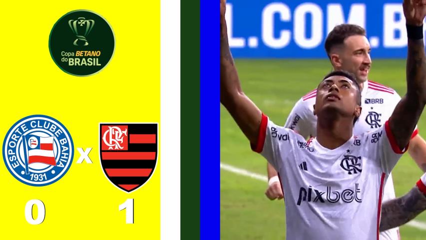Bahia 0x1 Flamengo - Copa do Brasil 2024 - Quartas de Finais - Jogo de Ida