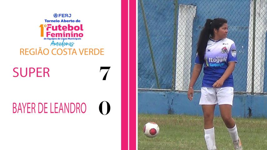 Torneio Feminino Ligas Municipais - Região Costa Verde - Super 7x0 Bayer de Leandro
