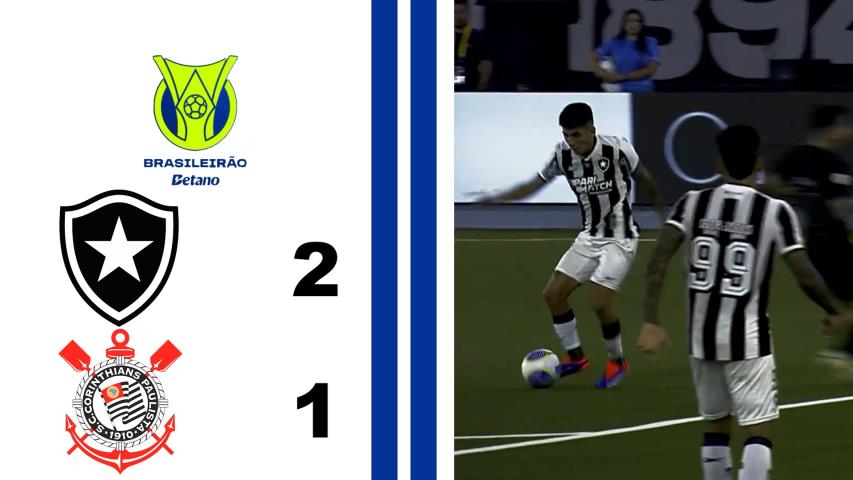 Botafogo 2x1 Corinthians - 26ª Rodada - Brasileiro Série a 2024