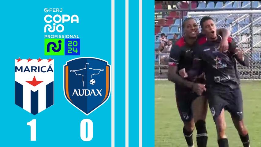 Maricá 1x0 Audax - Copa Rio Profissional 2024 - 3ª Fase - Jogo de Ida