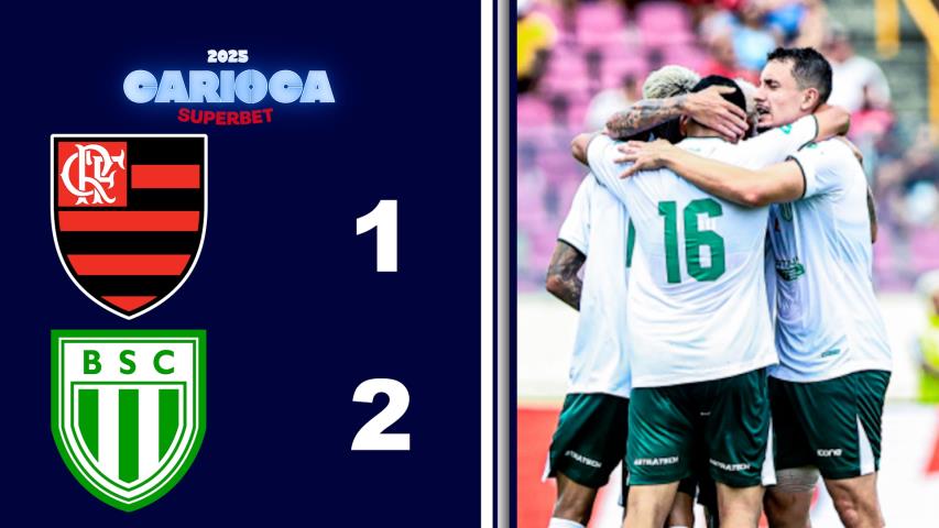 Carioca Superbet 2025 - Taça Guanabara - 1ª Rodada - Flamengo 1x2 Boavista