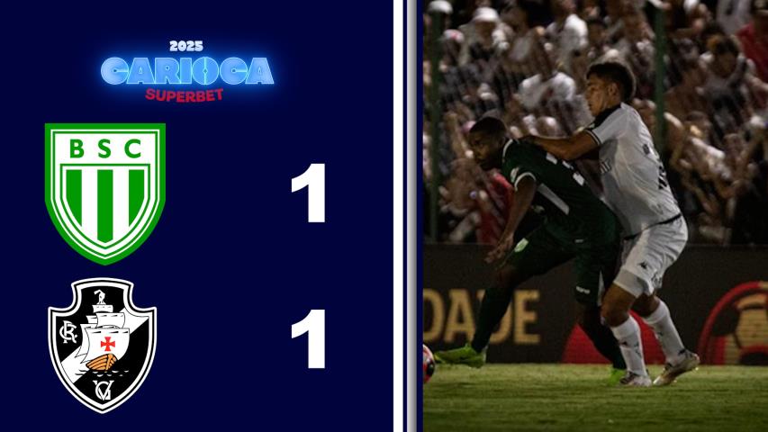 Carioca Superbet 2025 - Taça Guanabara - 3ª Rodada - Boavista 1x1 Vasco