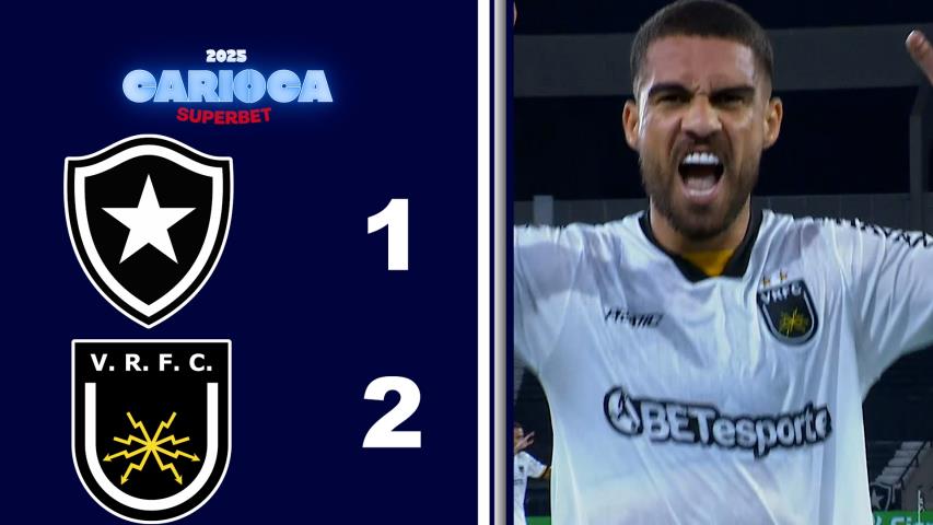 Carioca Superbet 2025 - Taça Guanabara - 4ª Rodada - Botafogo 1x2 Volta Redonda