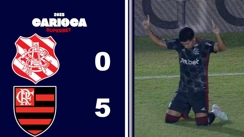 Carioca Superbet 2025 - Taça Guanabara - 4ª Rodada - Bangu 0x5 Flamengo
