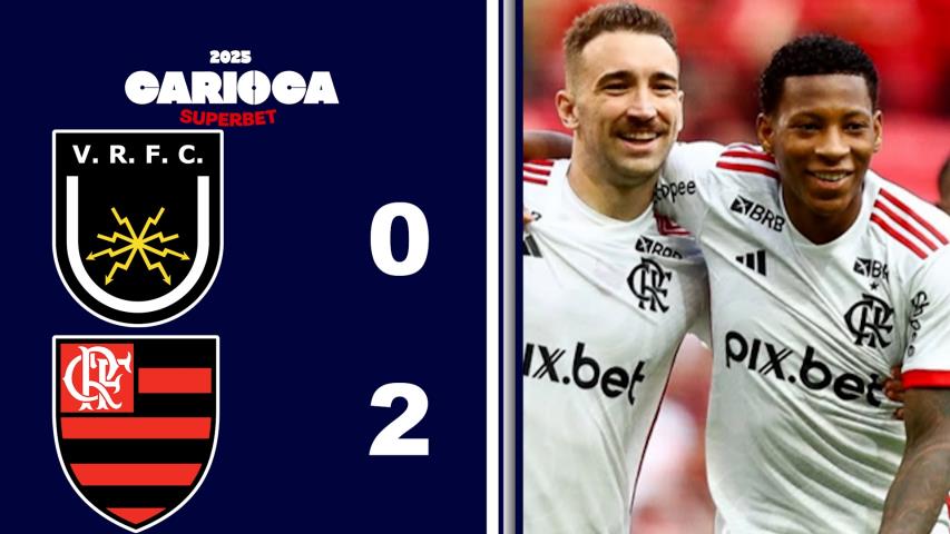 Carioca Superbet 2025 - Taça Guanabara - 5ª Rodada - Volta Redonda 0x2 Flamengo