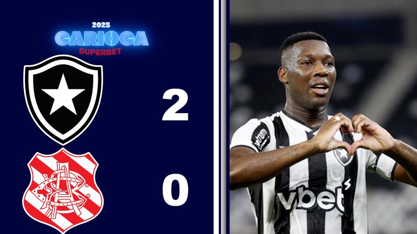 Carioca Superbet 2025 - Taça Guanabara - 5ª Rodada - Botafogo 2x0 Bangu