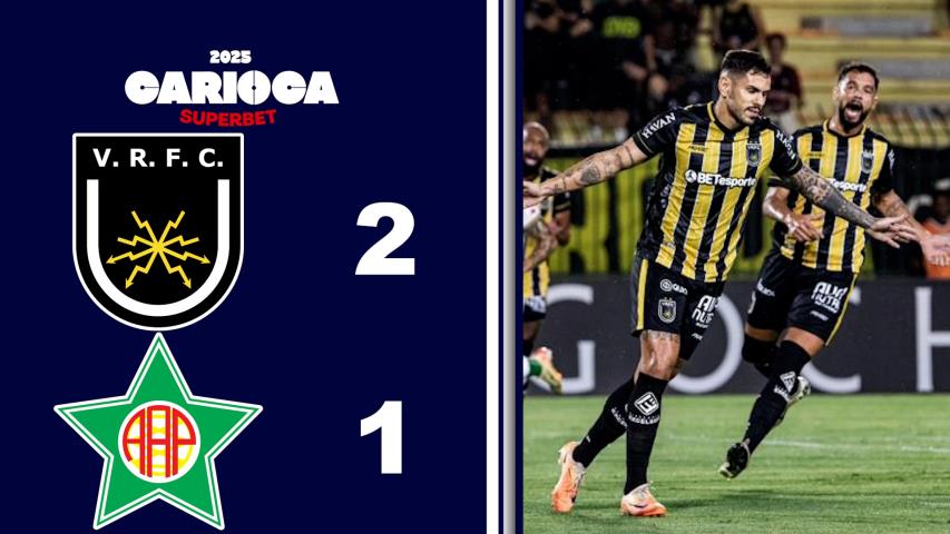 Carioca Superbet 2025 - Taça Guanabara - 6ª Rodada - Volta Redonda 2x1 Portuguesa