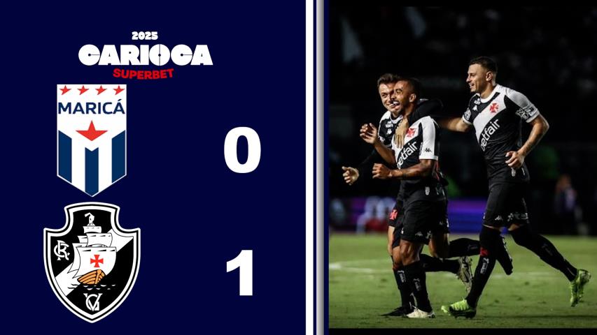 Carioca Superbet 2025 - Taça Guanabara - 6ª Rodada - Maricá 0x1 Vasco