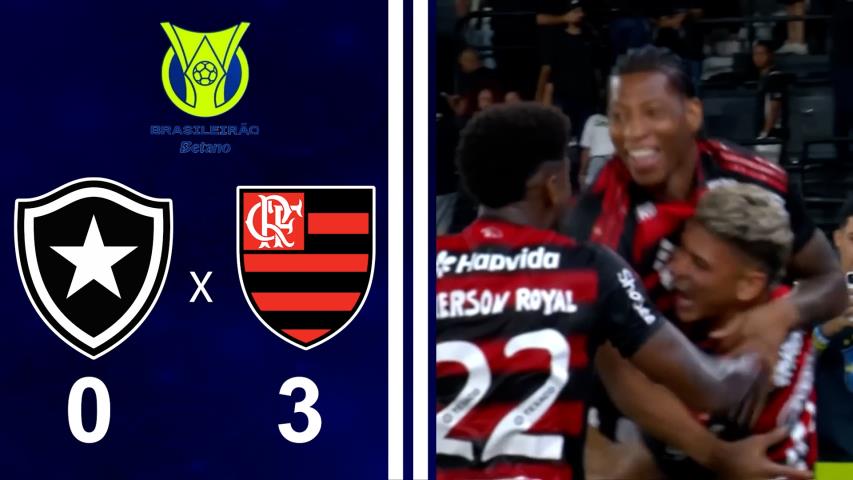 Brasileiro Série a 2025 - 28ª Rodada - Botafogo 0x3 Flamengo