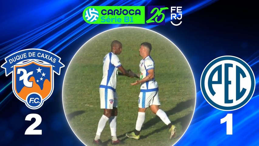 Carioca Série B1 PROF. (2025) - Taça Corcovado - 8ª Rodada - Duque de Caxias 2x1 Paduano
