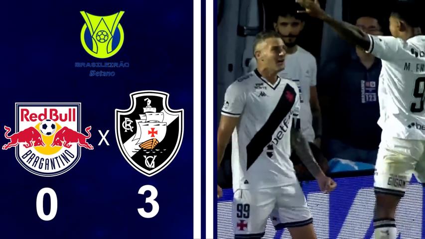 Brasileiro Série a 2025 - 30ª Rodada - Red Bull Bragantino 0x3 Vasco