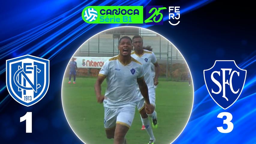 Carioca Série B1 PROF. (2025) - Taça Corcovado - 5ª Rodada - Niteroiense 1x3 Serrano