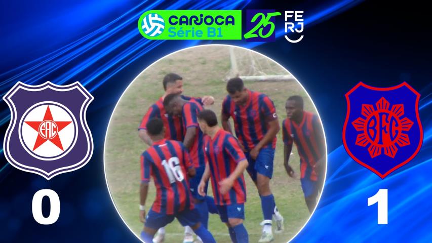 Carioca Série B1 PROF. (2025) - Taça Corcovado - 5ª Rodada - Friburguense 0x1 Bonsucesso