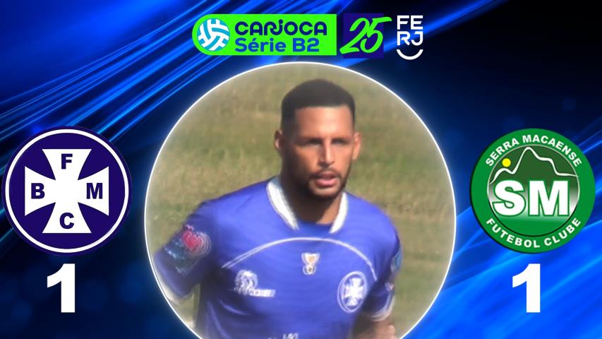 Carioca Série B2 Profissional (2025) - Taça Maracanã - 3ª Rodada - Barra Mansa 1x1 Serra Macaense