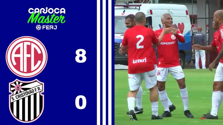 Cariocão Master 2025 - 2ª Fase - America 8x0 São Cristovão