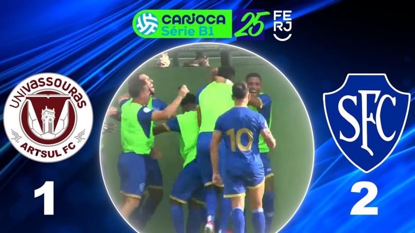 Carioca Série B1 PROF. (2025) - Taça Corcovado - 10ª Rodada - Univassouras Artsul 1x2 Serrano