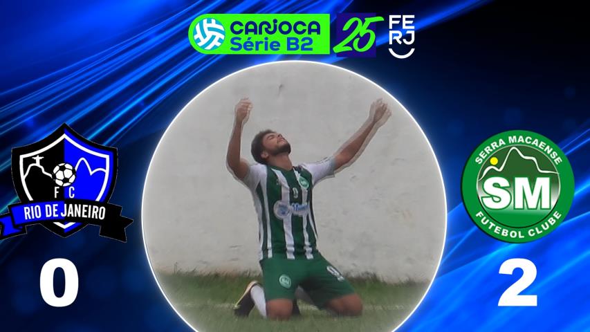 Carioca Série B2 Profissional (2025) - Taça Maracanã - 7ª Rodada - Rio de Janeiro 0x2 Serra Macaense