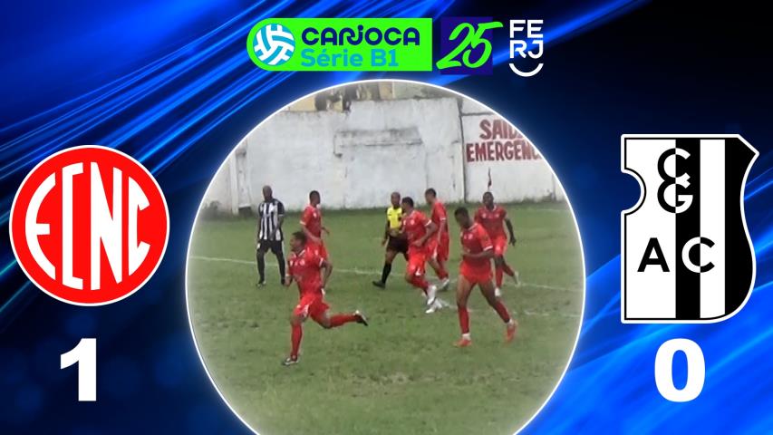 Carioca Série B1 PROF. (2025) - Taça Corcovado - 9ª Rodada - Nova Cidade 1x0 Campo Grande