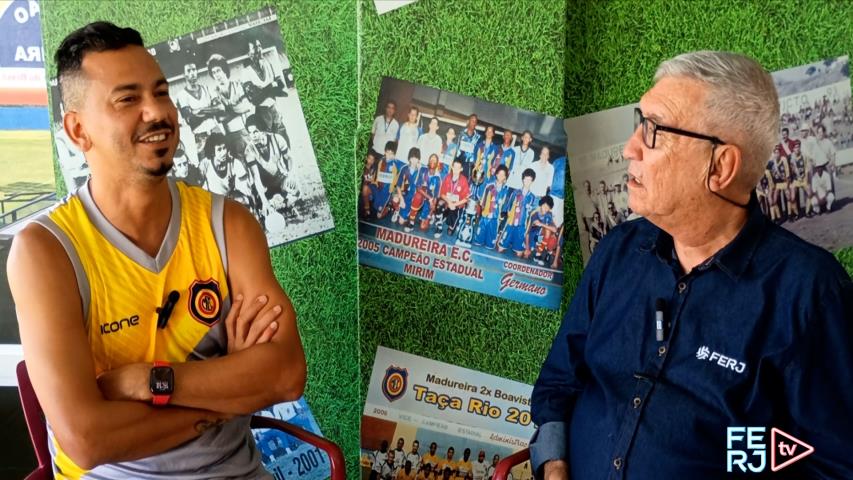 Programa Além dos Gramados  -  Rodrigo Lindoso  - Volante do Madureira Ec