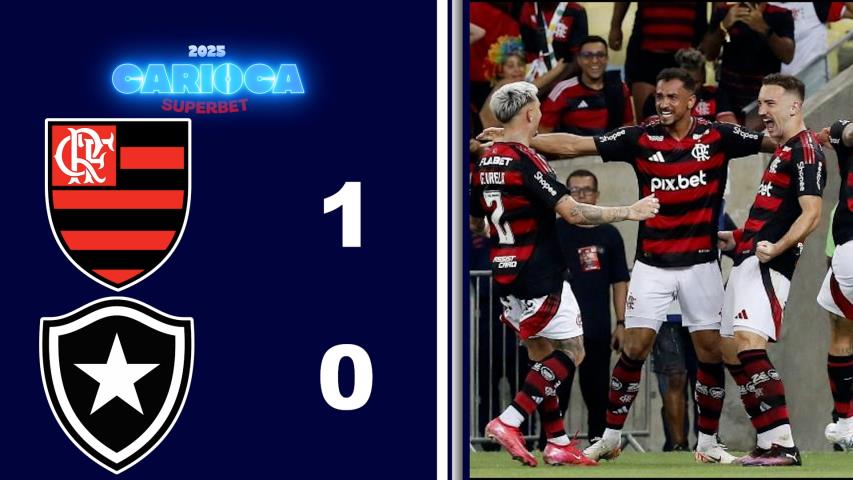Carioca Superbet 2025 - Taça Guanabara - 7ª Rodada -flamengo 1x0 Botafogo