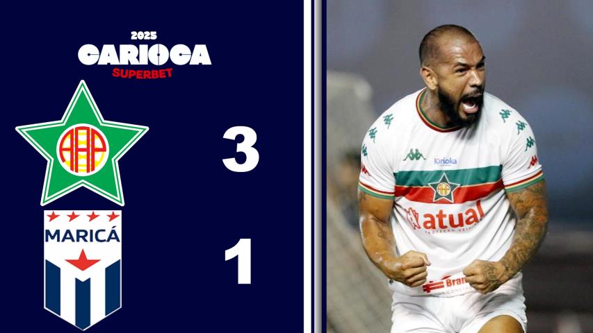 Carioca Superbet 2025 - Taça Guanabara - 10ª Rodada - Portuguesa 3x1 Maricá